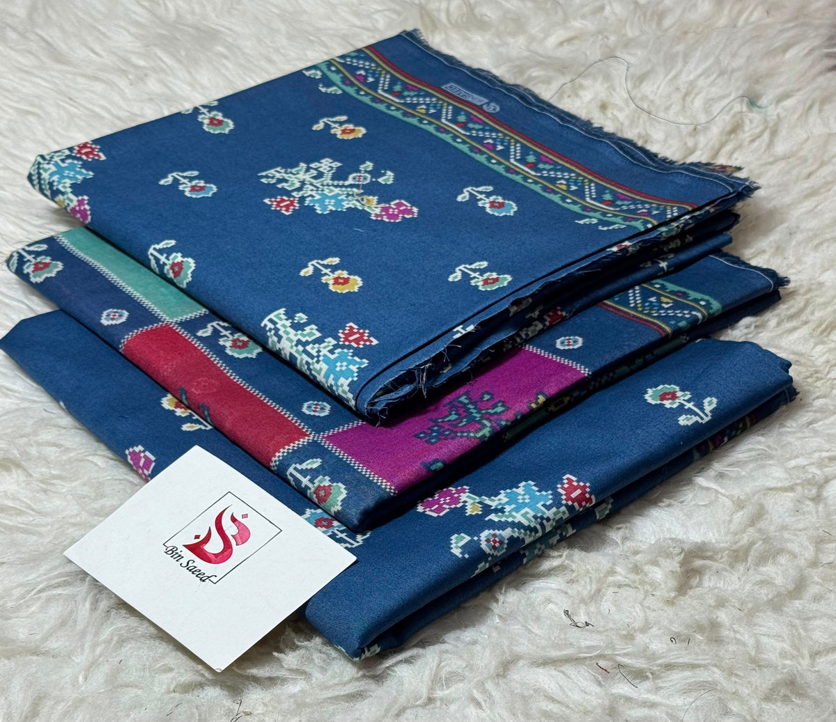 BIN SAEED LAWN COLLECTION 100% ORIGINAL